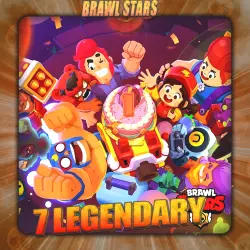 BRAWL STARS | 7 Legendaries | Full Access + 2 Gifts