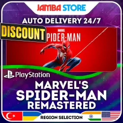 Marvel's Spider-Man Remastered · PS5 · TR/UA/IN/US · AUTO 24/7 · DISCOUNT 30.07