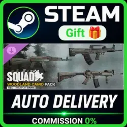 Squad Weapon Skins - Woodland Camo Pack STEAM PC GIFT