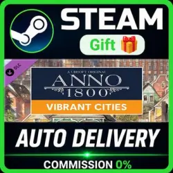 Anno 1800 - Vibrant Cities Pack STEAM PC GIFT