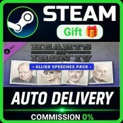 Hearts of Iron IV: Allied Speeches Pack STEAM PC GIFT