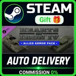 Hearts of Iron IV: Allied Armor STEAM PC GIFT
