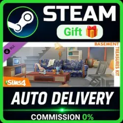 The Sims 4 Basement Treasures Kit STEAM PC GIFT