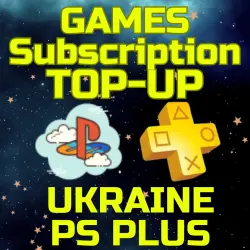 TOP-UP REFILL GAMES SUBSCRIPTION PSN Ukraine PS Plus