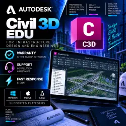 Autodesk Civil 3D 2027/25/24/23/22 WinOS/02.08.2028