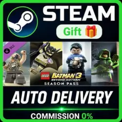 LEGO Batman 3: Beyond Gotham Season Pass STEAM PC GIFT