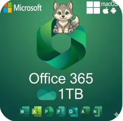Office 365 (5 ПК) (Windows,Mac) 100GB Onedrive