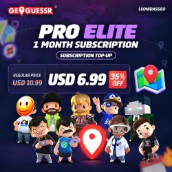 GeoGuessr Subscription to YOUR ACCOUNT | Pro Elite — 1/12 Month