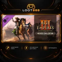 AGE OF EMPIRES III: DEFINITIVE EDITION - MEXICO CIVILIZATION | STEAM | KEY | WORLDWIDE