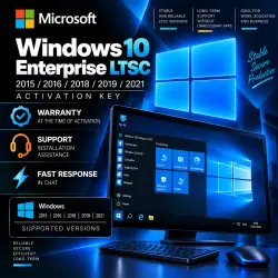 Windows 10 Enterprise LTSC 2015/16/18/19/21 key