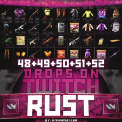 RUST | TWITCH DROPS | РАУНД 48+49+50+51+52 | 33 СКИНОВ