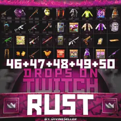 RUST | TWITCH DROPS | РАУНД 46+47+48+49+50 | 34 СКИНОВ
