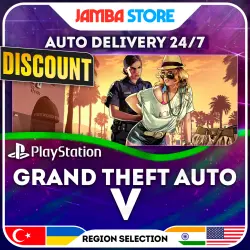 Grand Theft Auto V (GTA 5) · PS4/PS5 · TR/UA/IN/US · AUTO 24/7 · DISCOUNT 13.08