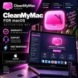 CleanMyMac key Mac OS 12 months/Lifetime