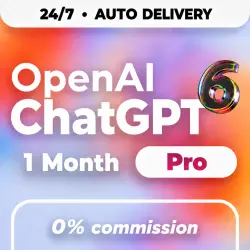 ChatGPT 6 - PRO X5 X20 | RENEWAL VIA TOKEN | ACTIVATION | 1 month