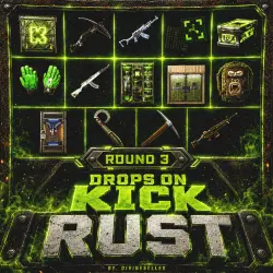 RUST ПРЕДМЕТЫ | KICK ДРОПС | РАУНД 3 | 15 СКИНОВ