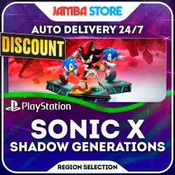 SONIC X SHADOW GENERATIONS · PS5 · TR/UA/IN/PL · AUTO 24/7 · DISCOUNT 24.09