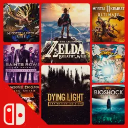 Legend of Zelda: BOTW, MK11, Dying Light + 16 ТОПОВЫХ ИГР, 7 ДНЕЙ