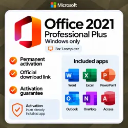 Microsoft Office 2021 Pro Plus | Retail | LTSC | Tel. BOT