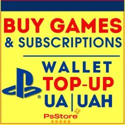 Purchase Games PS4 PS5 • Subscriptions PS Plus | EA Play • UAH Top-up wallet PlayStation - UA PSN