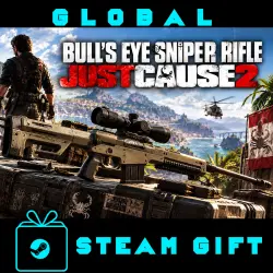 Just Cause 2: Bull's Eye Assault Rifle GIFT REG FREE