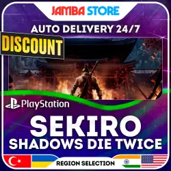 Sekiro: Shadows Die Twice · PS5 · TR/UA/IN/US · AUTO 24/7 · DISCOUNT 30.07