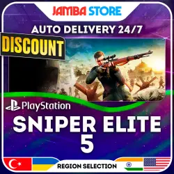 Sniper Elite 5 · PS4/PS5 · TR/UA/IN/PL/US · AUTO 24/7 · DISCOUNT 10.09
