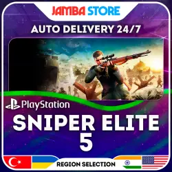 Sniper Elite 5 · PS4/PS5 · TR/UA/IN/PL/US · AUTO 24/7