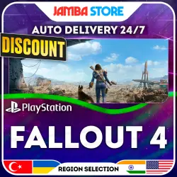 Fallout 4 · PS4/PS5 · TR/UA/IN/US · AUTO 24/7 · DISCOUNT 30.07