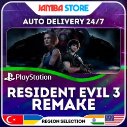 RESIDENT EVIL 3 Remake · PS4/PS5 · TR/UA/IN/PL/US · AUTO 24/7
