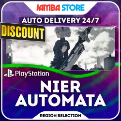 NieR: Automata · PS4 · Region Selection · AUTO 24/7 · DISCOUNT 05.11