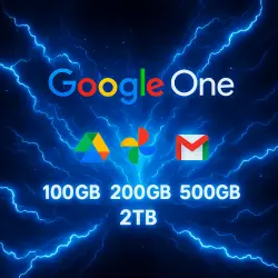 100GB/200GB/500GB/2TB/5TB Google One + Google Диск