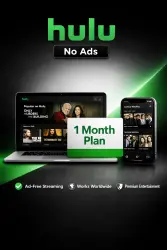 Hulu без рекламы | Индивидуальный план (1 месяц) | Мгновенная доставка