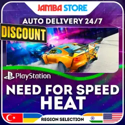 Need for Speed Heat · PS4 · TR/UA/IN/PL/US · AUTO 24/7 · DISCOUNT 10.09