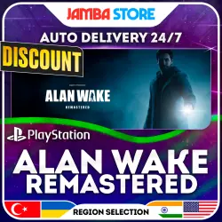 Alan Wake Remastered · PS4/PS5 · TR/UA/IN/US · AUTO 24/7 · DISCOUNT 13.08