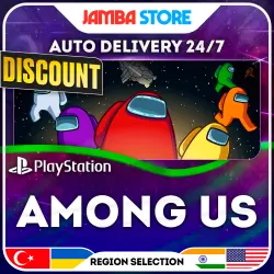 Among Us · PS4/PS5 · TR/UA/IN/PL/US · AUTO 24/7 · DISCOUNT 10.09
