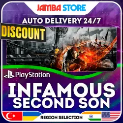 inFAMOUS Second Son · PS4 · TR/UA/IN/PL/US · AUTO 24/7 · DISCOUNT 10.09
