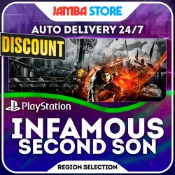 inFAMOUS Second Son · PS4 · Region Selection · AUTO 24/7 · DISCOUNT 05.11