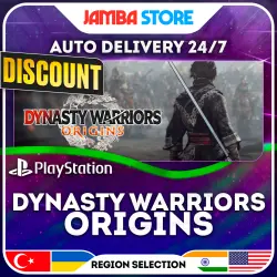 DYNASTY WARRIORS: ORIGINS · PS5 · TR/UA/IN/US · AUTO 24/7 · DISCOUNT 13.08