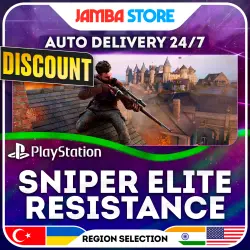 Sniper Elite: Resistance · PS4/PS5 · TR/UA/IN/US · AUTO 24/7 · DISCOUNT 30.07