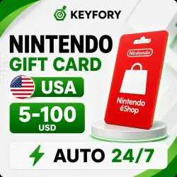Nintendo eShop $5-10-20-35-50-70-100 + GIFT