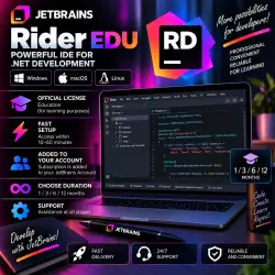 Rider EDU JetBrains 1/3/6/12 months