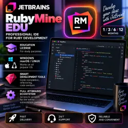 RubyMine EDU JetBrains 1/3/6/12 months