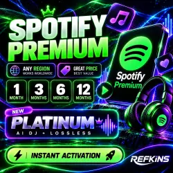 SPOTIFY PREMIUM / SPOTIFY INDIVIDUAL / SPOTIFY DUO / SPOTIFY FAMILY / 1-3-6-12 MONTHS GLOBAL