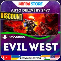 Evil West · PS4/PS5 · TR/UA/IN/US · AUTO 24/7 · DISCOUNT 13.08