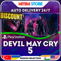 Devil May Cry 5 · PS4/PS5 · TR/UA/IN/US · AUTO 24/7 · DISCOUNT 13.08