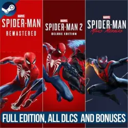 MARVEL'S SPIDER-MAN 2 DELUXE EDITION + MARVEL'S SPIDER-MAN+MARVEL'S SPIDER-MAN MILES MORALES |STEAM
