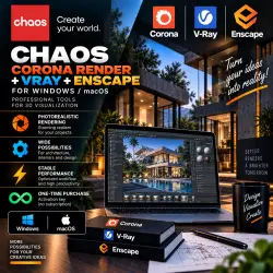 Corona Render+Vray+Enscape for Win/MacOS account