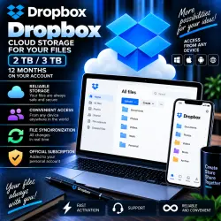 Dropbox 2TB/3TB 12 months to your account