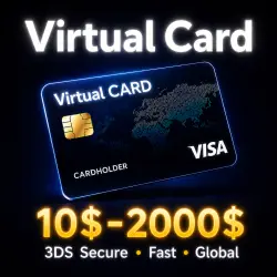 ВИРТУАЛЬНАЯ КАРТА VISA 10$–2000$ | 3DS SECURE | РАБОТАЕТ ПО ВСЕМУ МИРУ